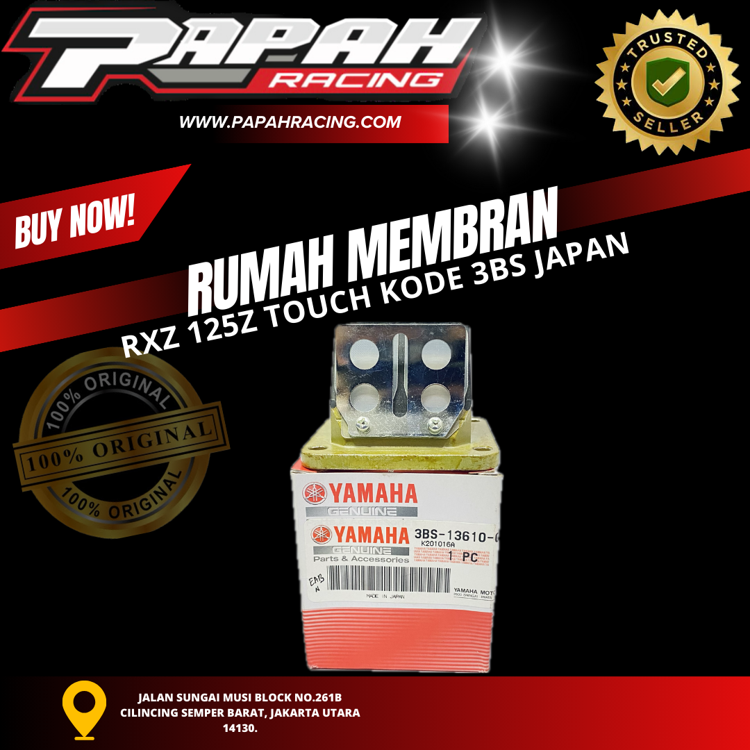 RUMAH MEMBRAN RXZ 125Z TOUCH KODE 3BS JAPAN